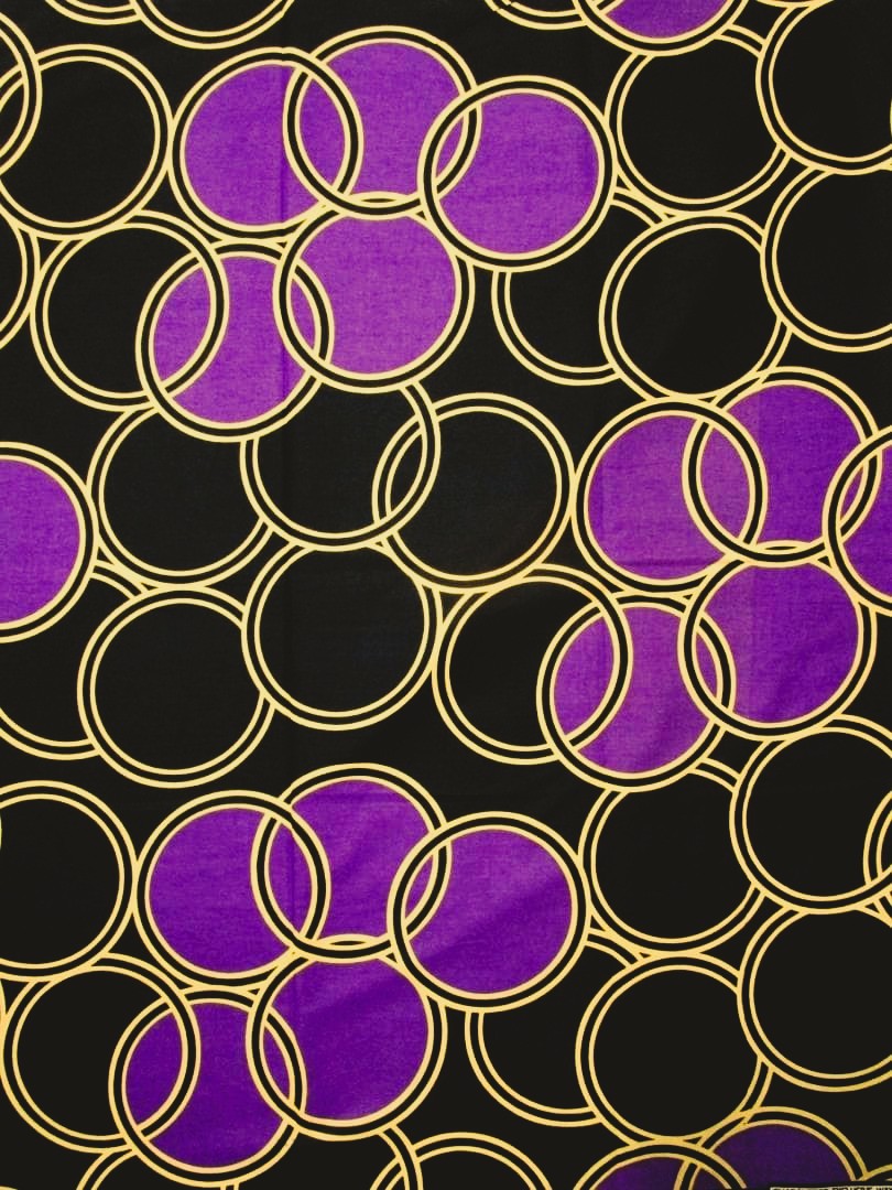 画像1: アフリカンプリント生地 パーニュ