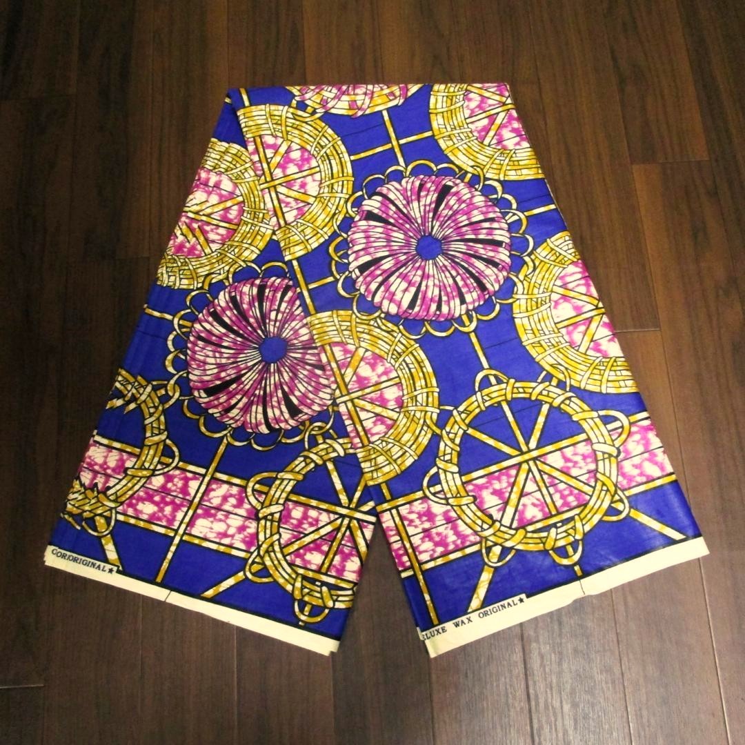 画像2: アフリカンプリント生地 パーニュ