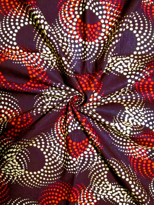 画像: アフリカンプリント生地 パーニュ