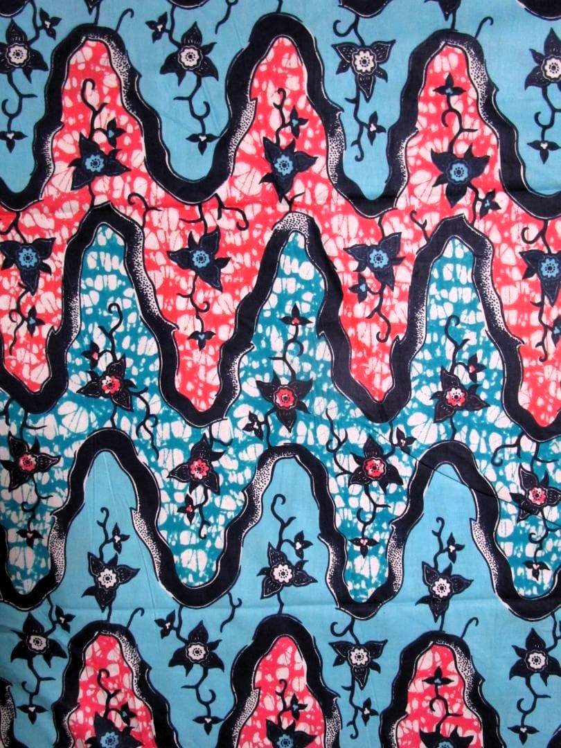 画像: アフリカンプリント生地 パーニュ