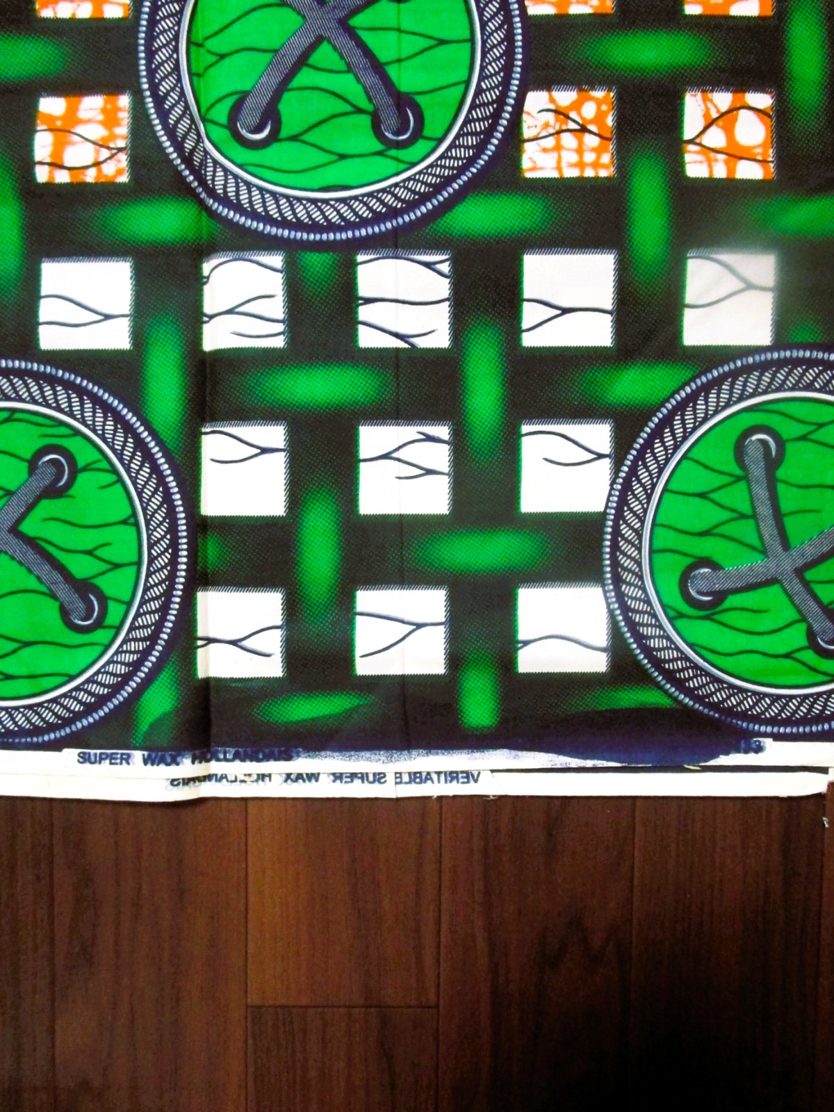 画像2: アフリカンプリント生地 パーニュ