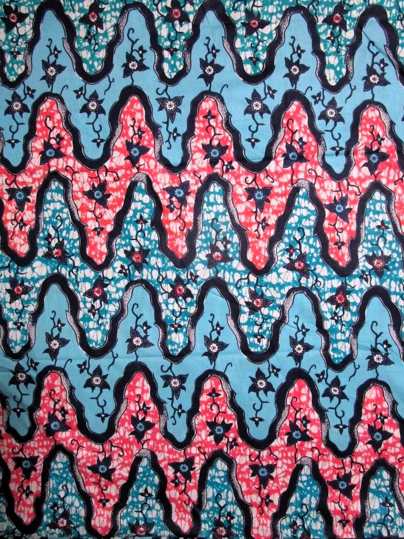 画像1: アフリカンプリント生地 パーニュ