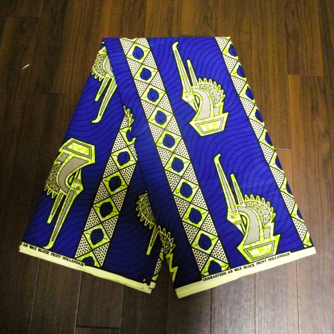 画像2: アフリカンプリント生地 パーニュ