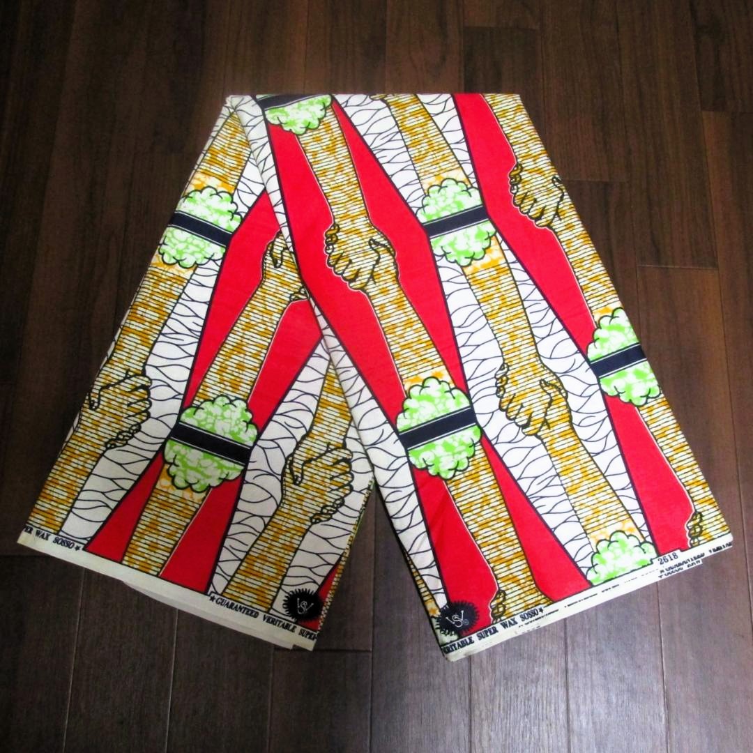 画像2: アフリカンプリント生地 パーニュ