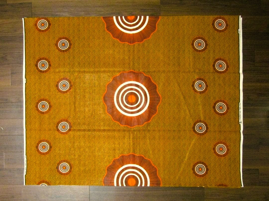 画像: アフリカンプリント生地 パーニュ