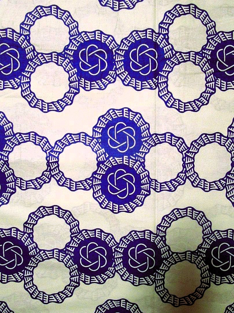 画像: アフリカンプリント生地 パーニュ