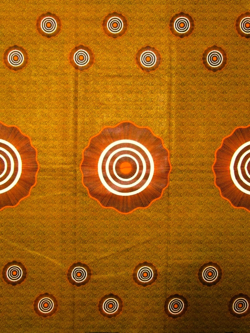 画像1: アフリカンプリント生地 パーニュ