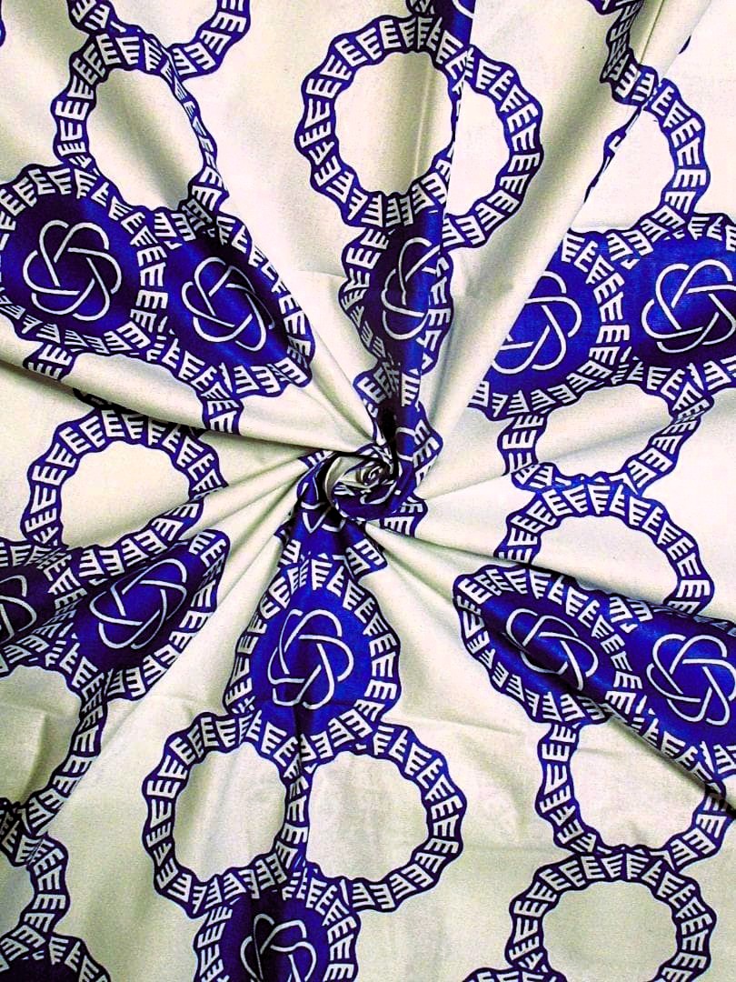 画像: アフリカンプリント生地 パーニュ