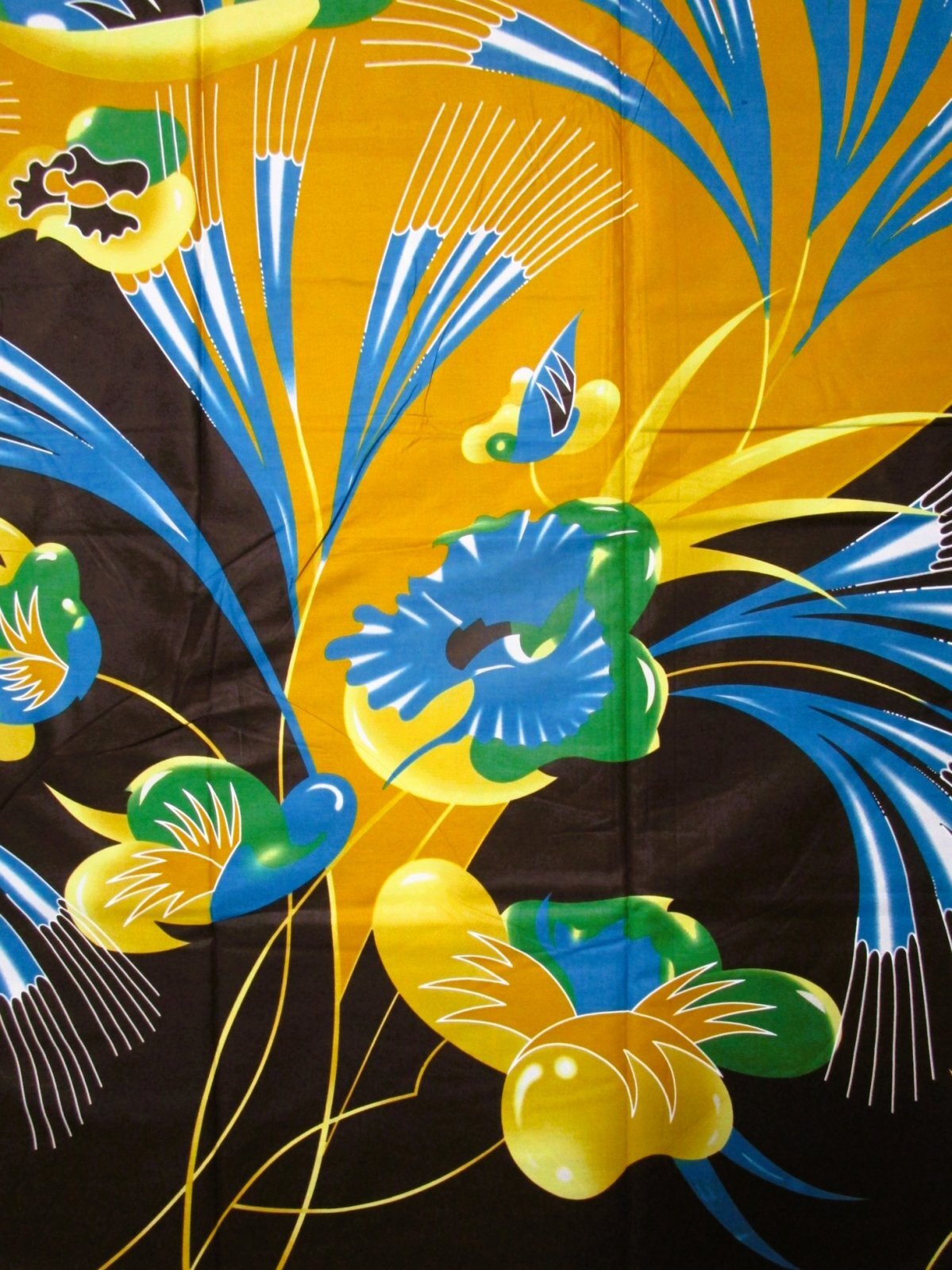 画像: アフリカンプリント生地 パーニュ