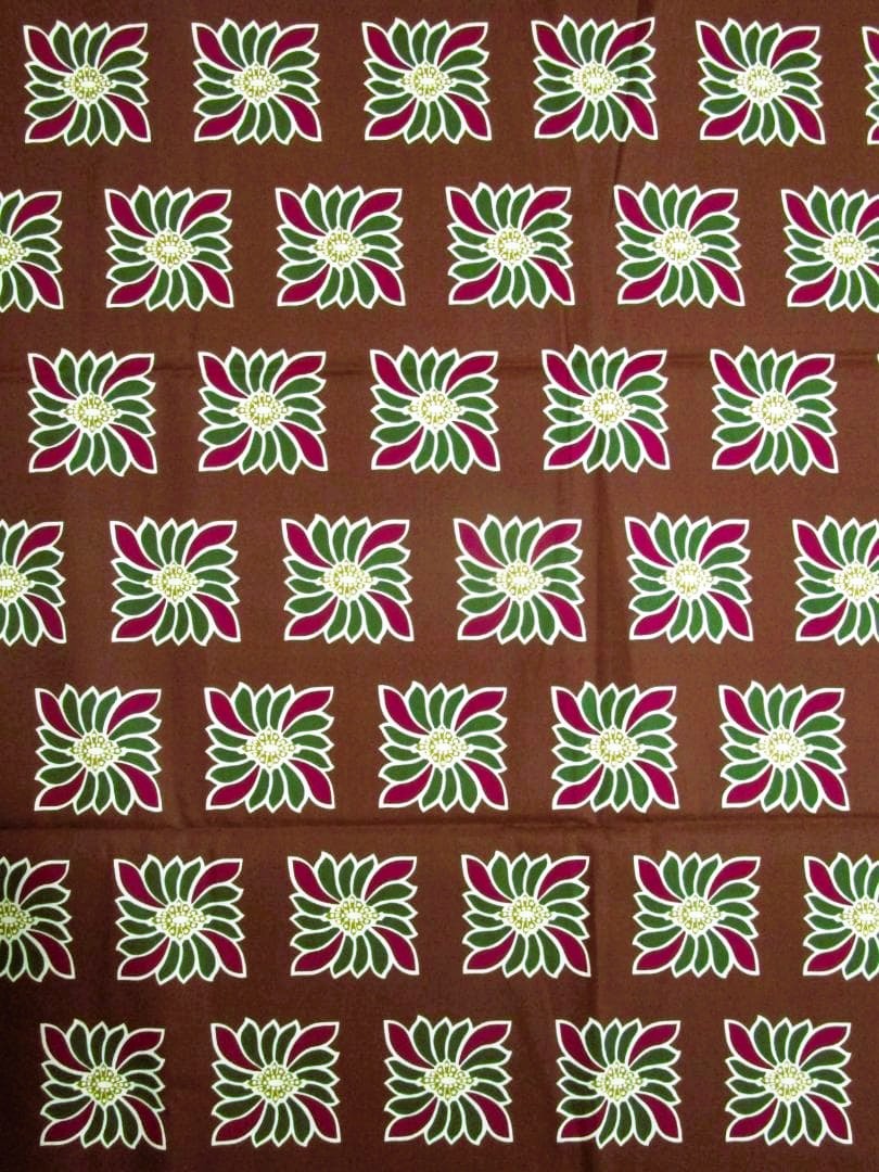 画像1: アフリカンプリント生地 パーニュ