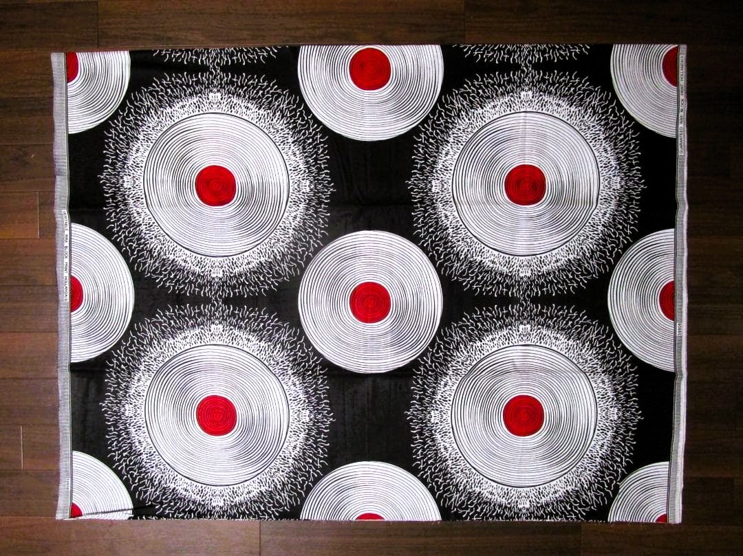 画像: アフリカンプリント生地 パーニュ