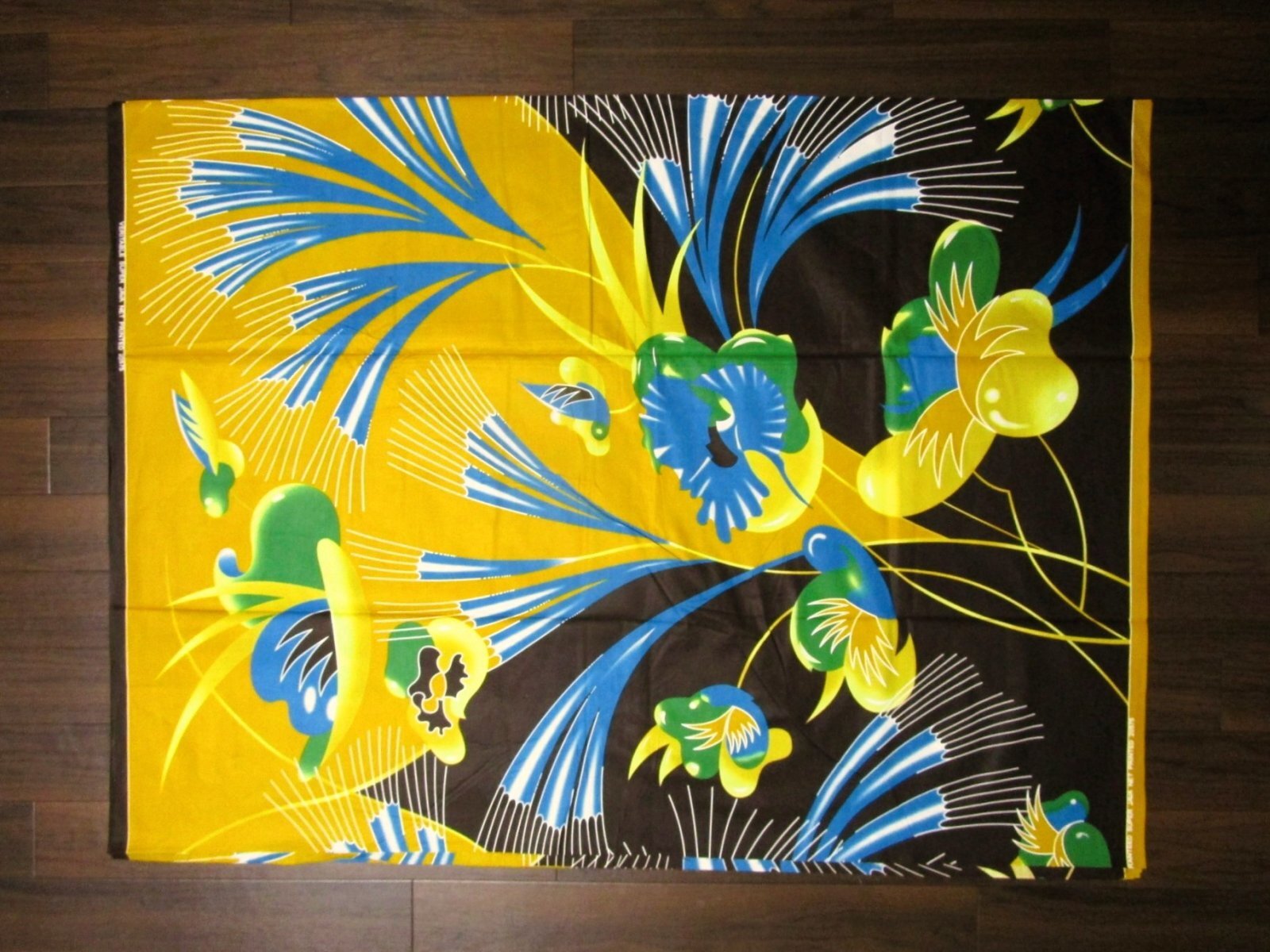 画像: アフリカンプリント生地 パーニュ