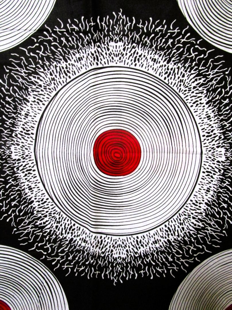 画像: アフリカンプリント生地 パーニュ