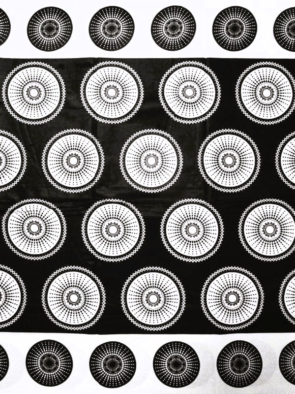 画像1: アフリカンプリント生地 パーニュ