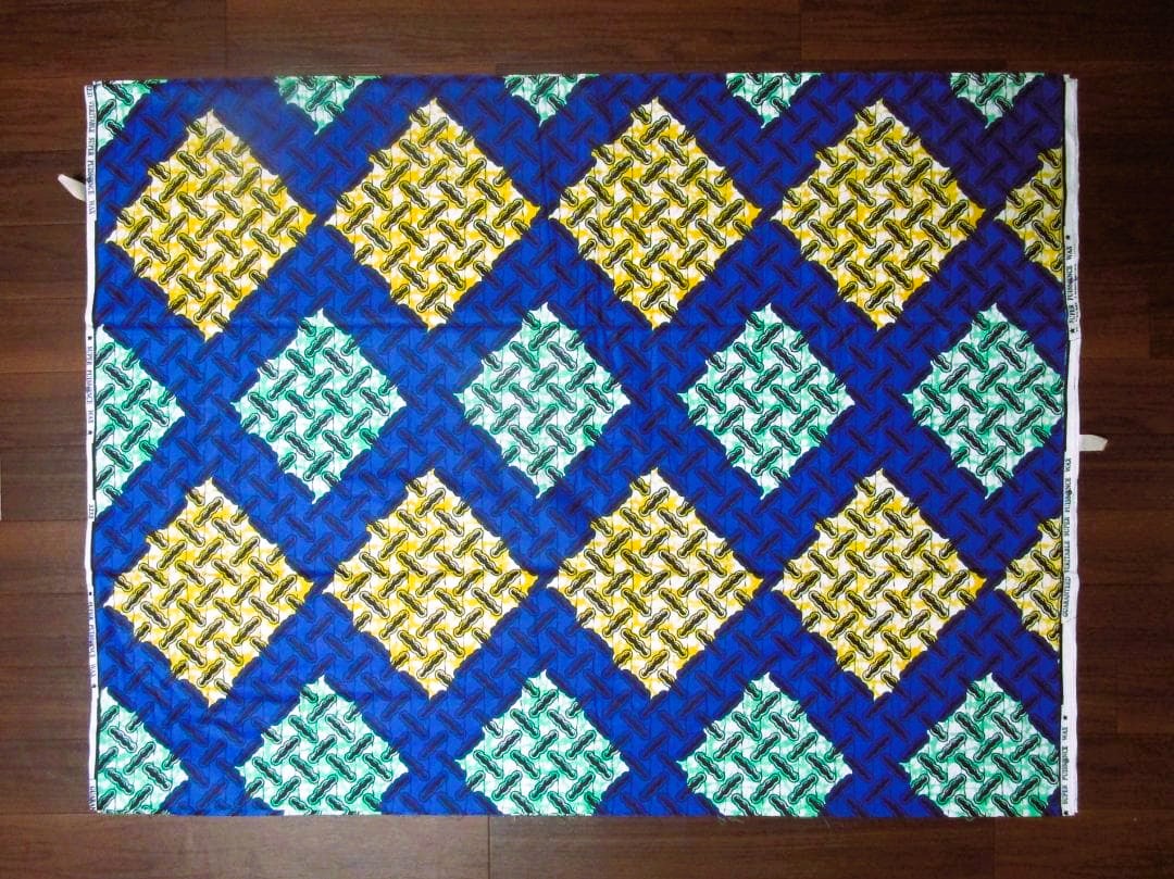 画像: アフリカンプリント生地 パーニュ