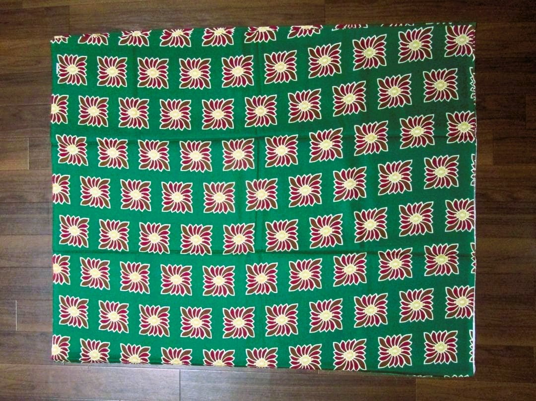 画像: アフリカンプリント生地 パーニュ