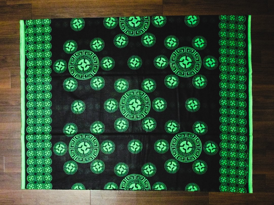 画像: アフリカンプリント生地 パーニュ