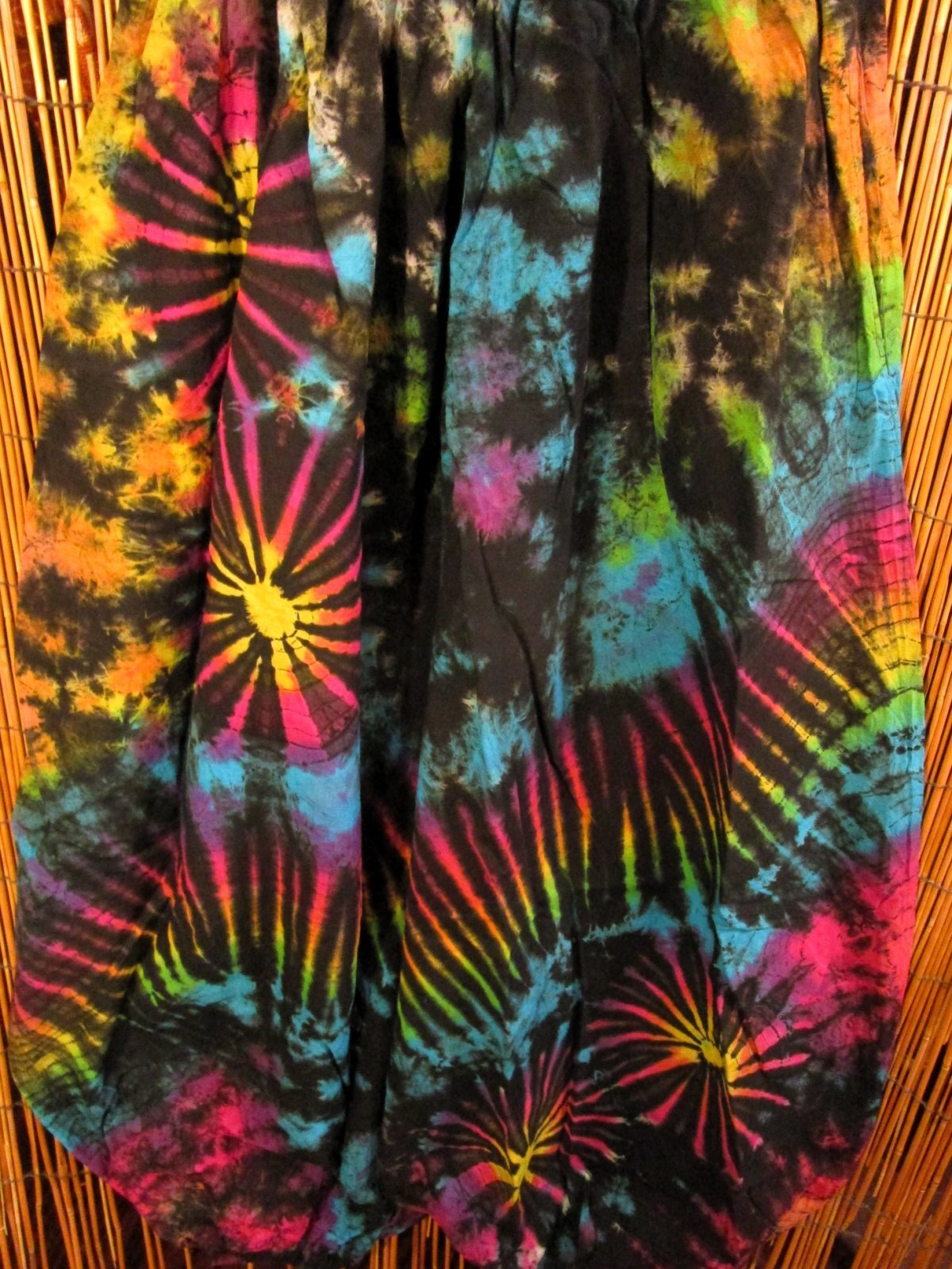 画像2: タイダイ染め＊コットン素材＊ゆったりシルエット＊ビッグアラジンパンツ＊バルーンパンツ