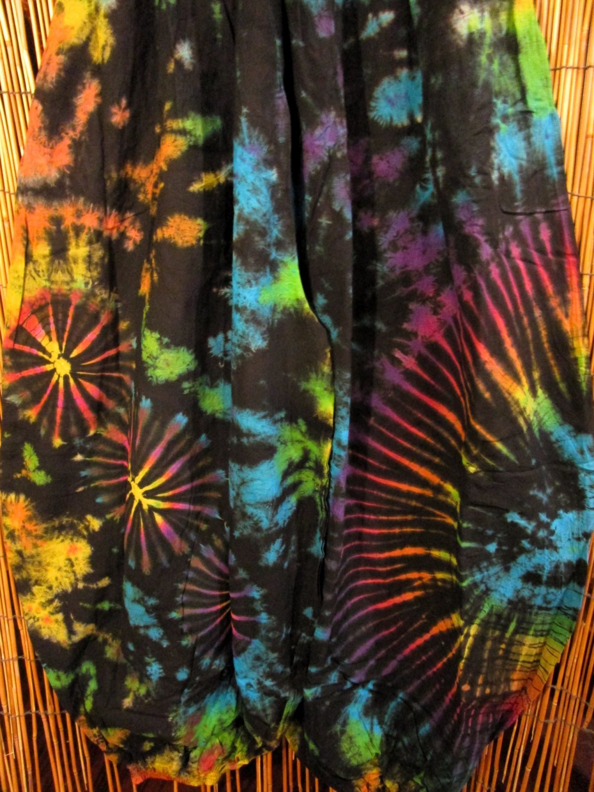 画像2: タイダイ染め＊コットン素材＊ゆったりシルエット＊ビッグアラジンパンツ＊バルーンパンツ