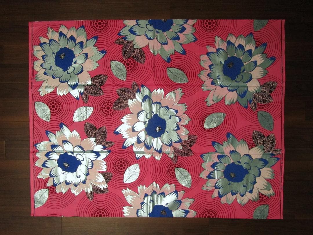 画像: アフリカンプリント生地 パーニュ