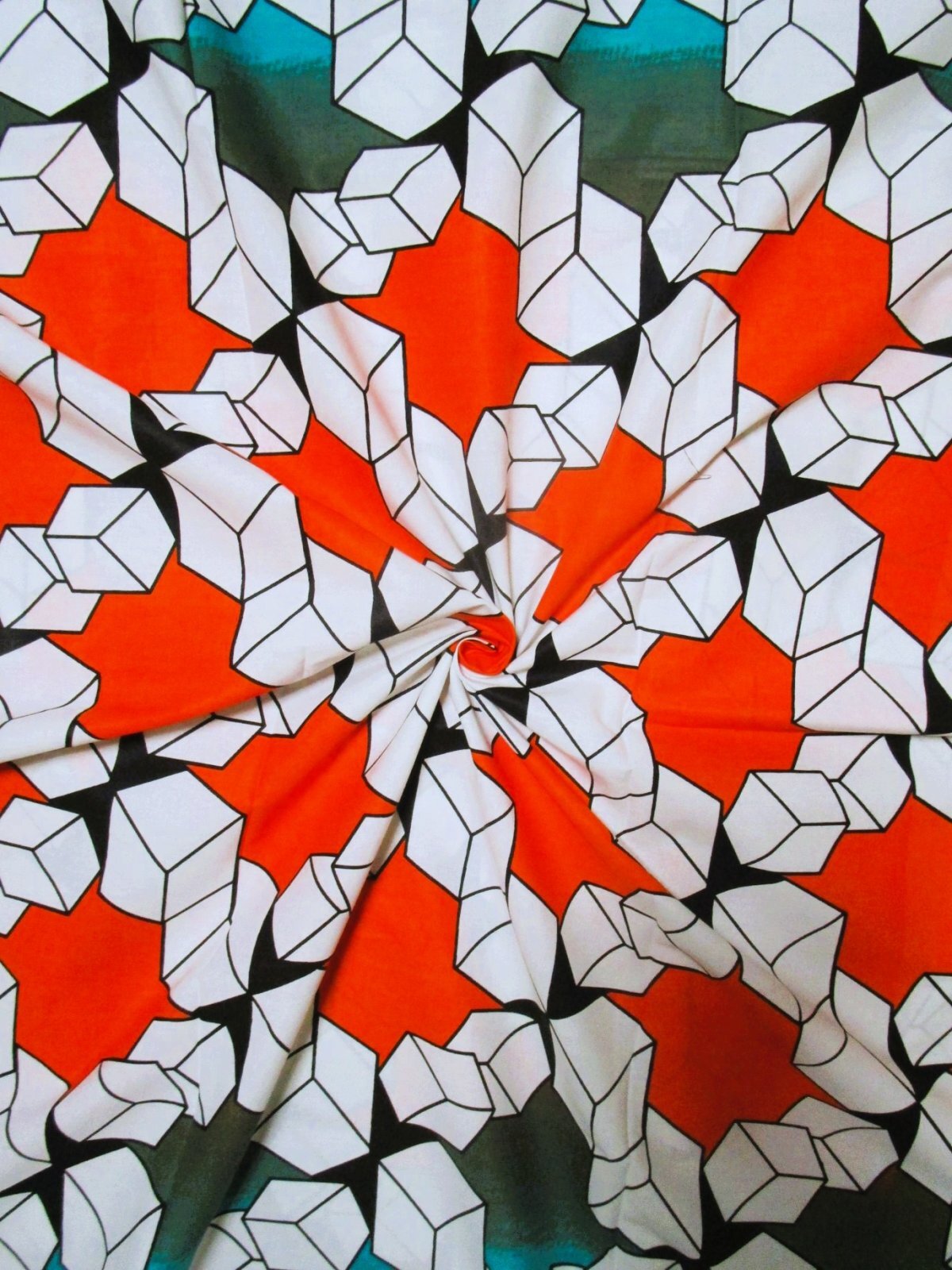 画像: アフリカンプリント生地 パーニュ