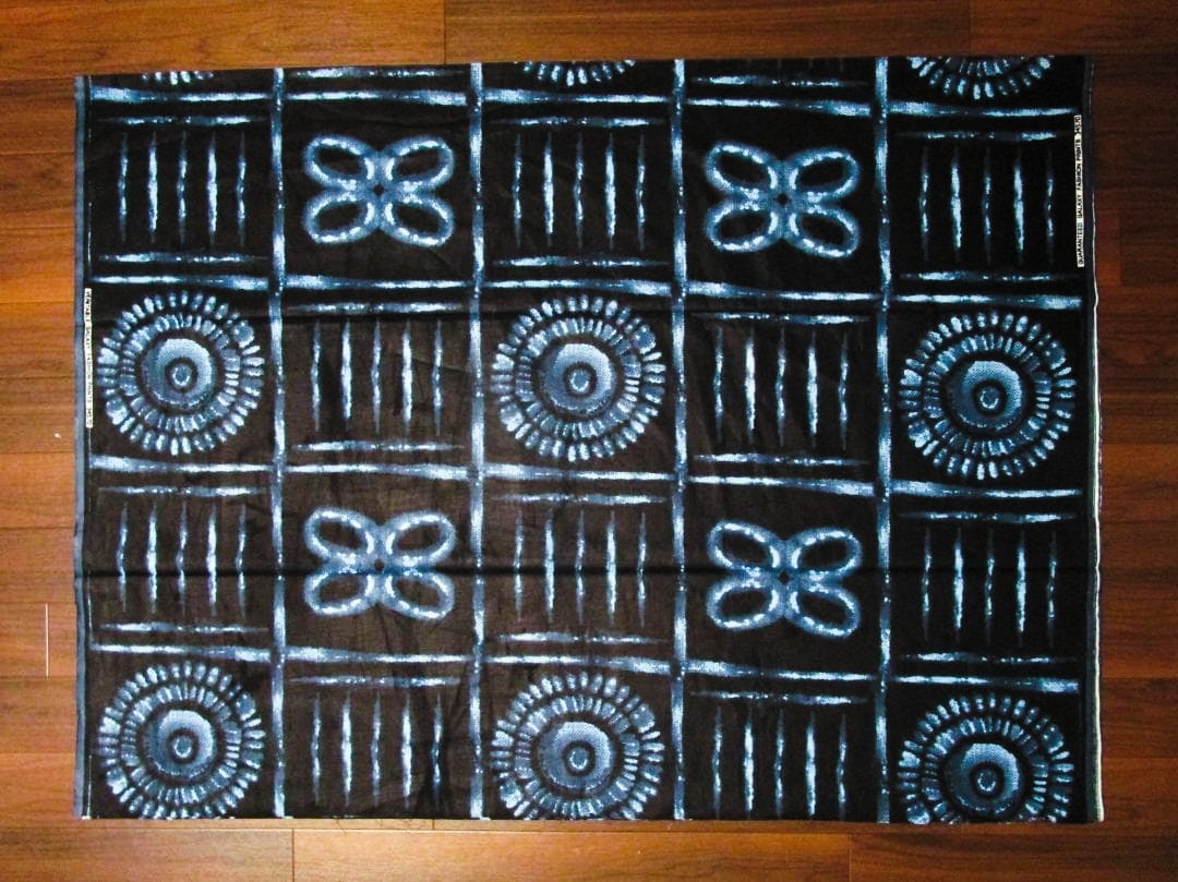 画像: アフリカンプリント生地 パーニュ