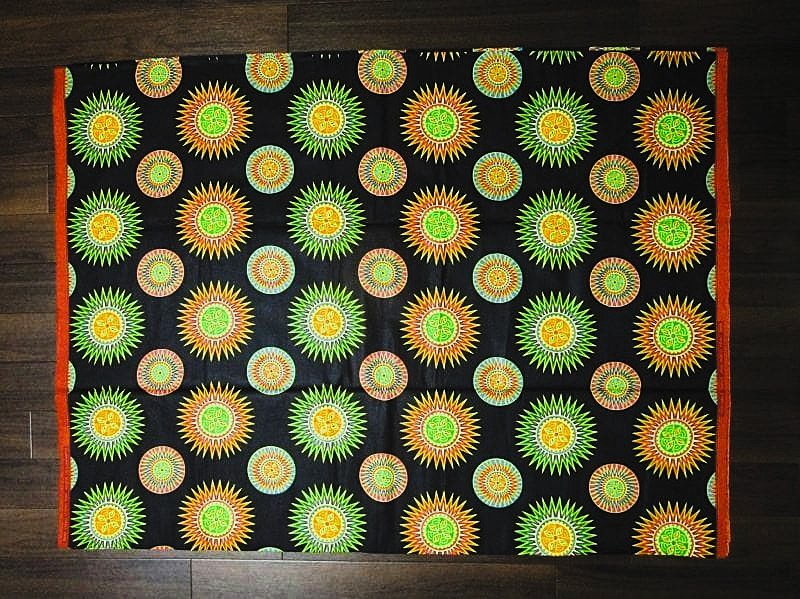 画像: アフリカンプリント生地 パーニュ
