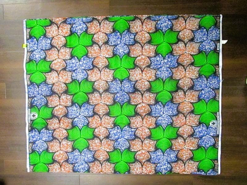 画像: アフリカンプリント生地 パーニュ