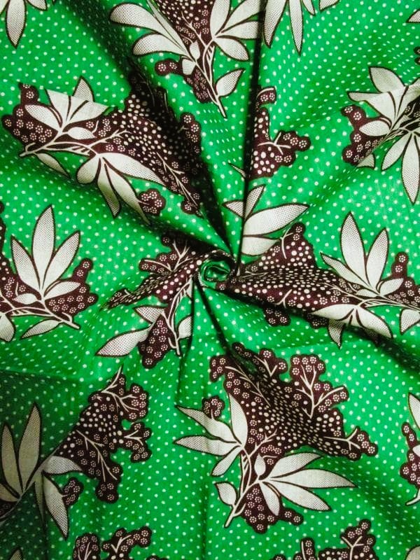 画像: アフリカンプリント生地 パーニュ