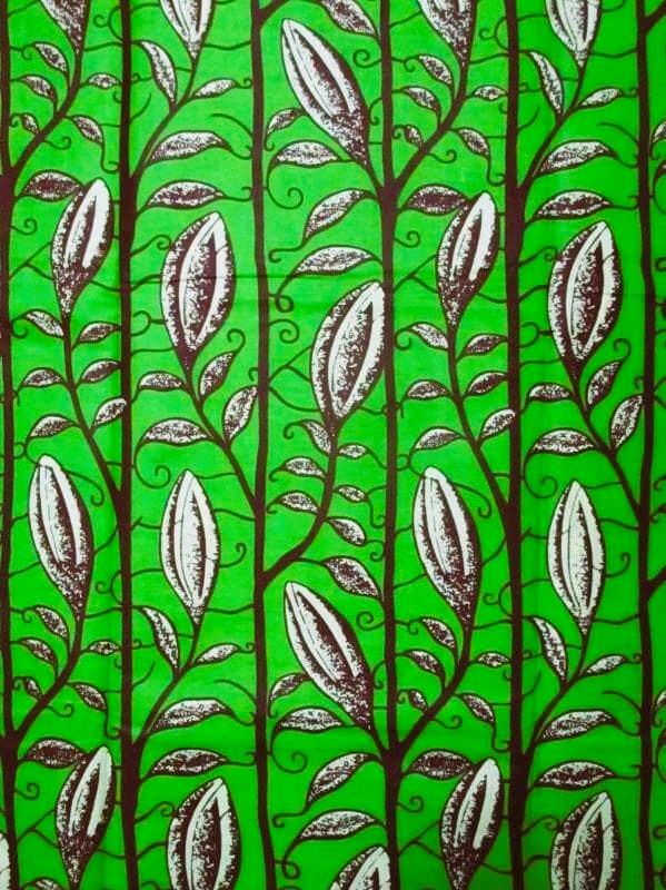 画像: アフリカンプリント生地 パーニュ