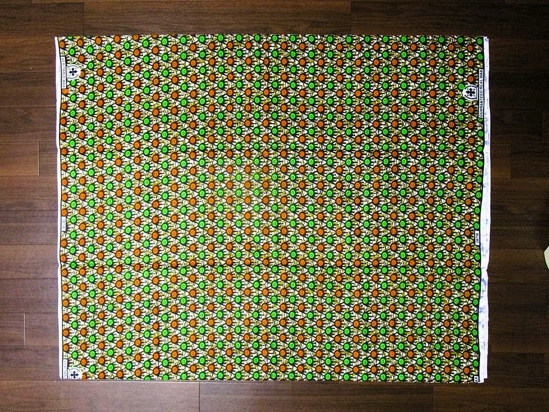 画像: アフリカンプリント生地 パーニュ