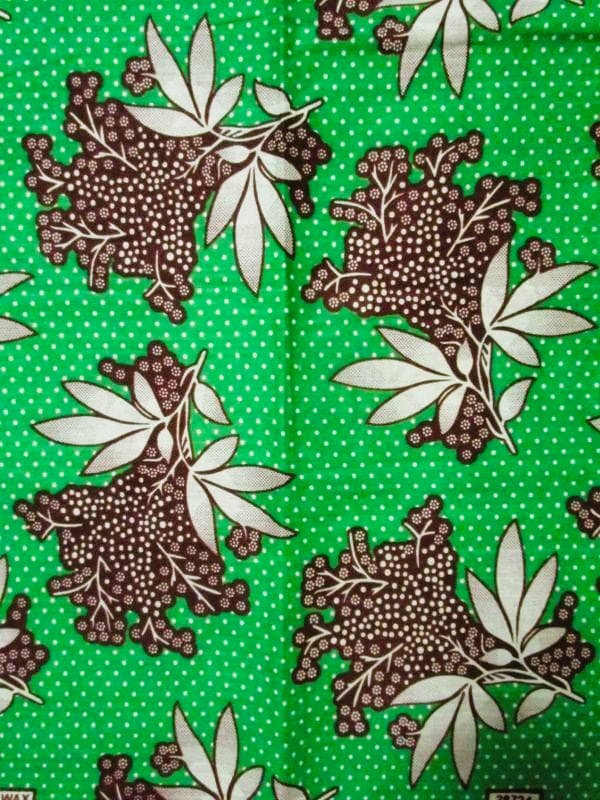 画像: アフリカンプリント生地 パーニュ