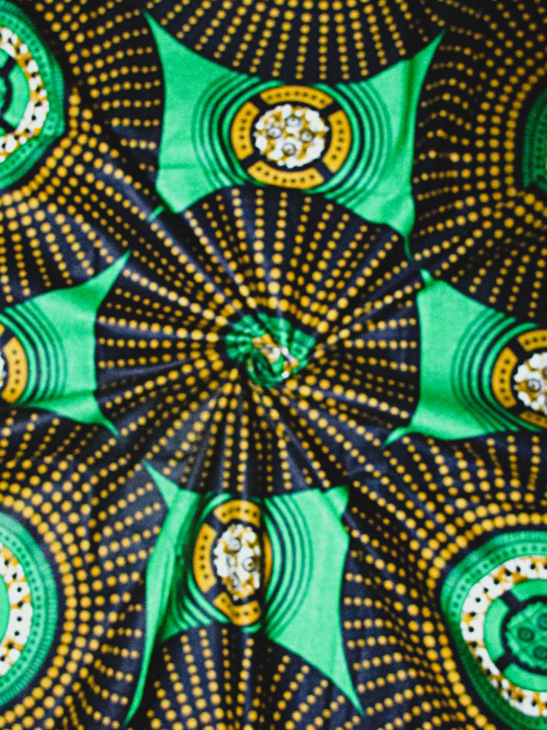 画像: アフリカンプリント生地 パーニュ