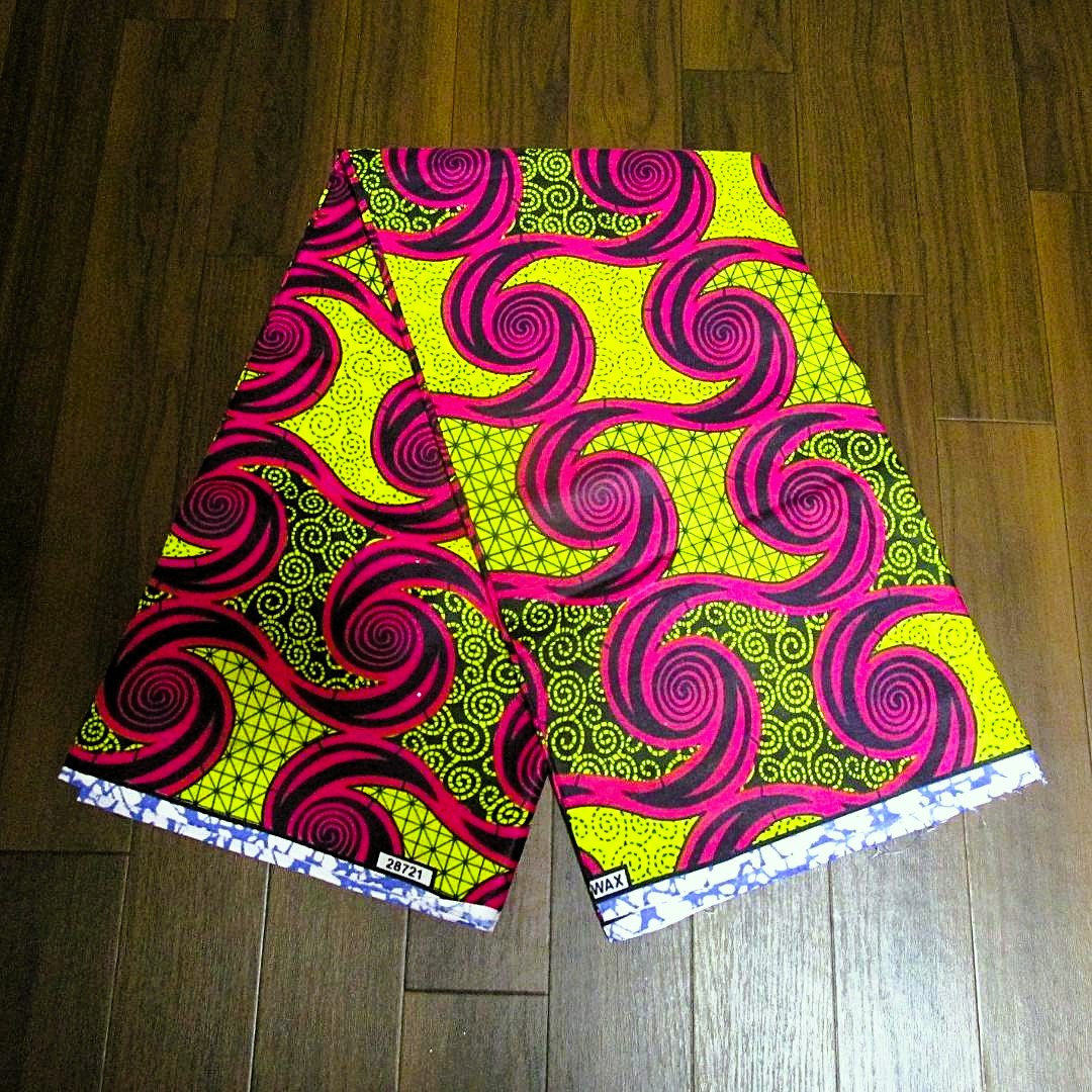 画像2: アフリカンプリント生地 パーニュ