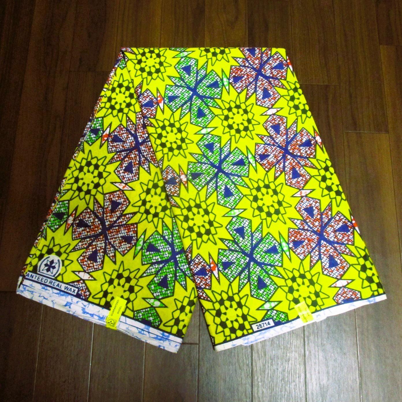 画像2: アフリカンプリント生地 パーニュ