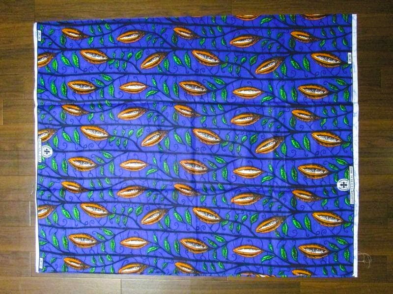 画像: アフリカンプリント生地 パーニュ