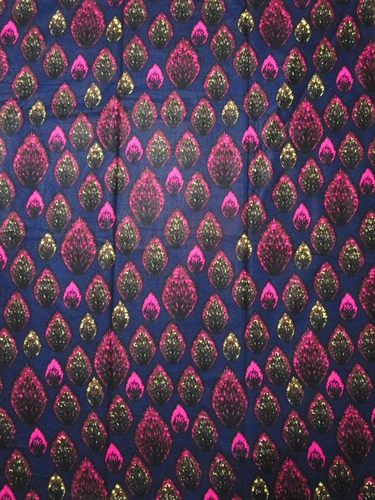 画像: アフリカンプリント生地 パーニュ