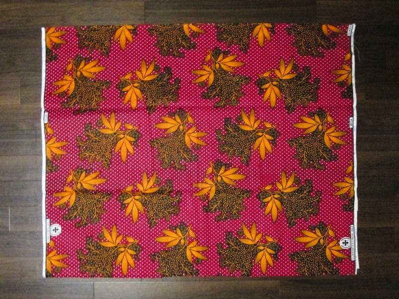 画像: アフリカンプリント生地 パーニュ