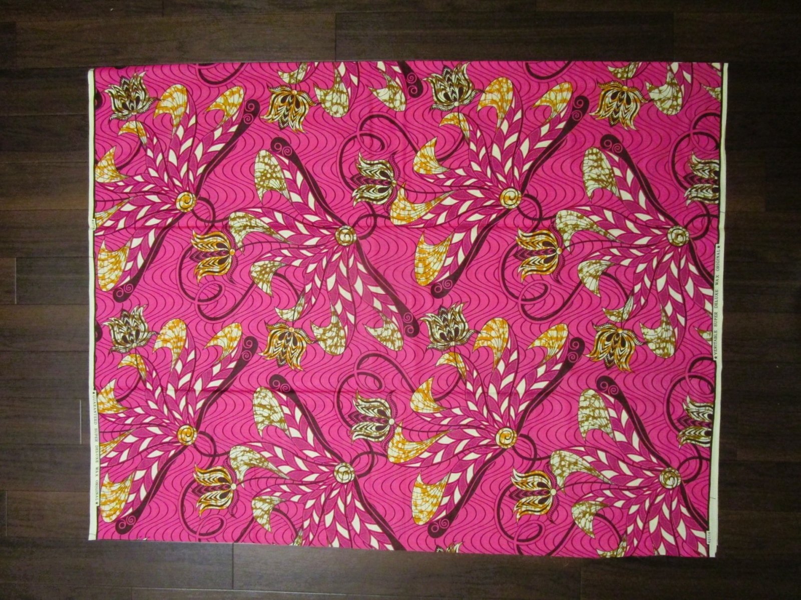 画像: アフリカンプリント生地 パーニュ