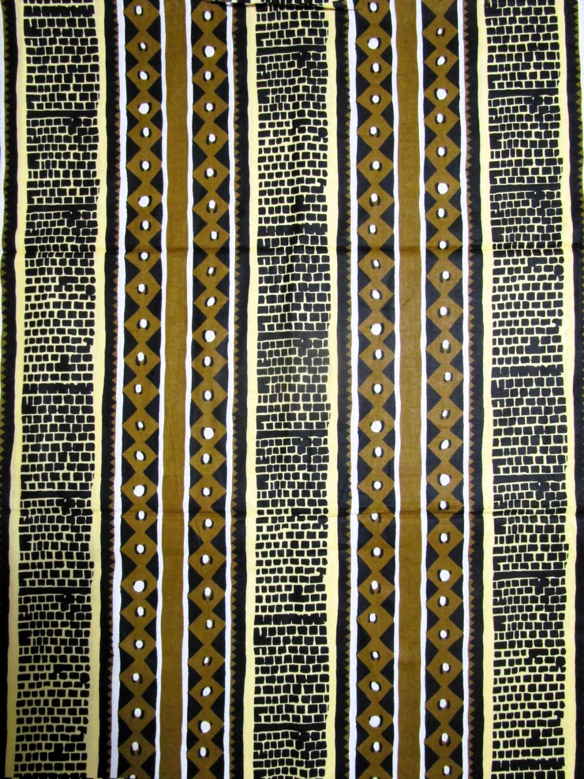 画像1: アフリカンプリント生地 パーニュ