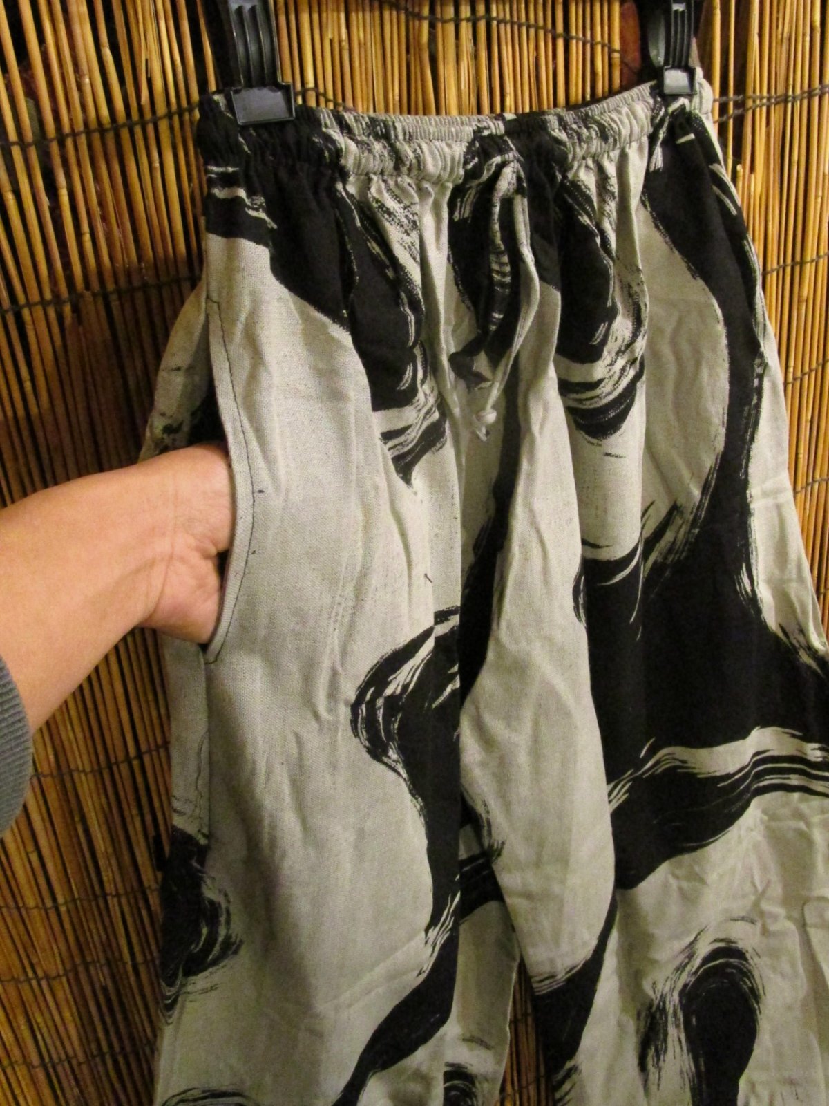 画像3: 和風プリント＊コットン素材＊ふんわりシルエット＊アラジンパンツ 