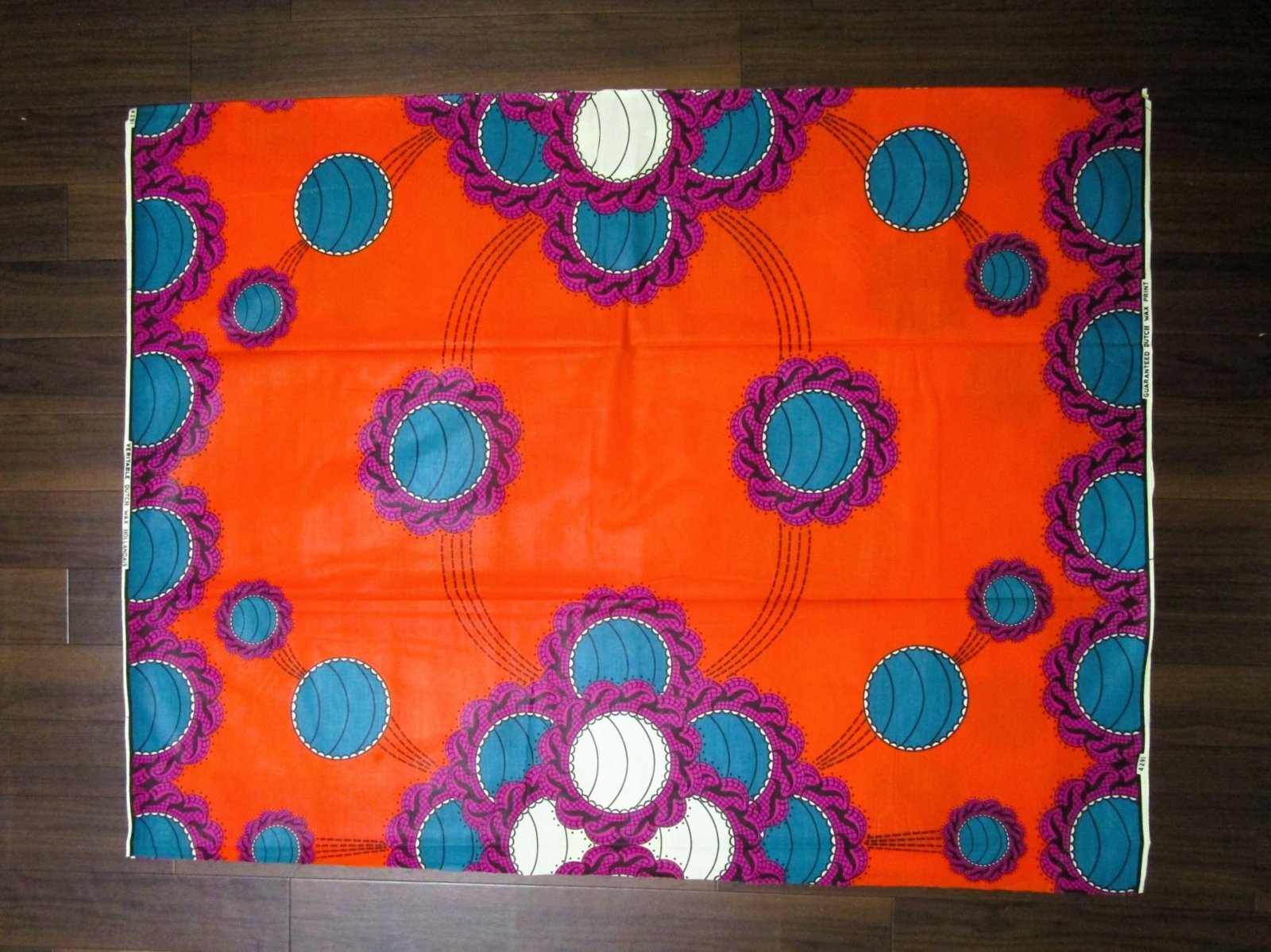 画像: アフリカンプリント生地 パーニュ