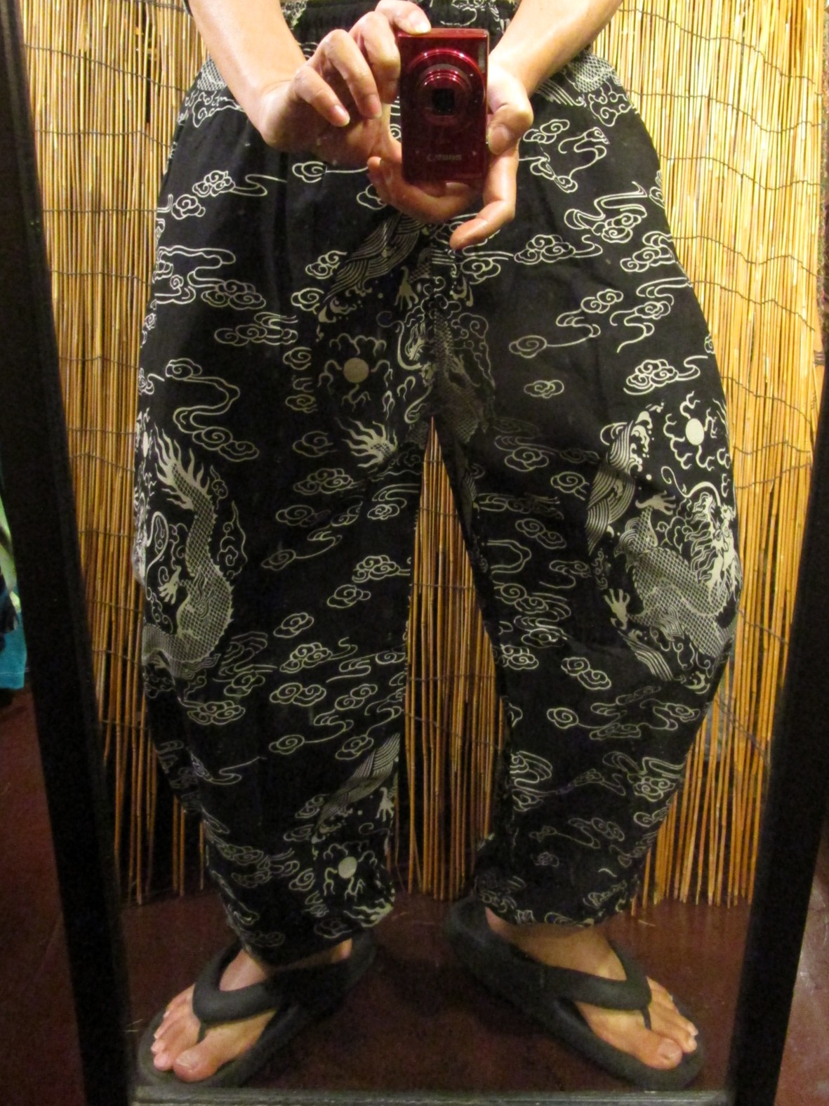 画像: 和風プリント＊コットン素材＊ふんわりシルエット＊アラジンパンツ 