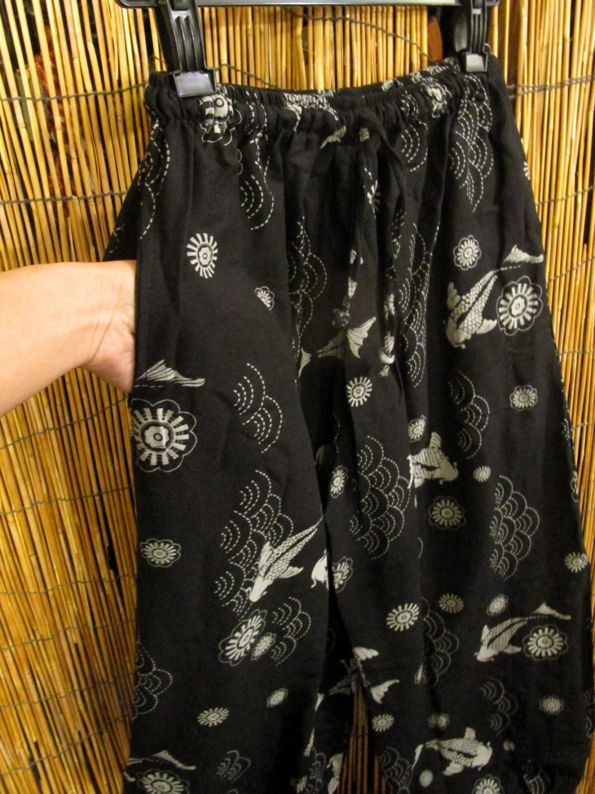 画像3: 和風プリント＊コットン素材＊ふんわりシルエット＊アラジンパンツ 