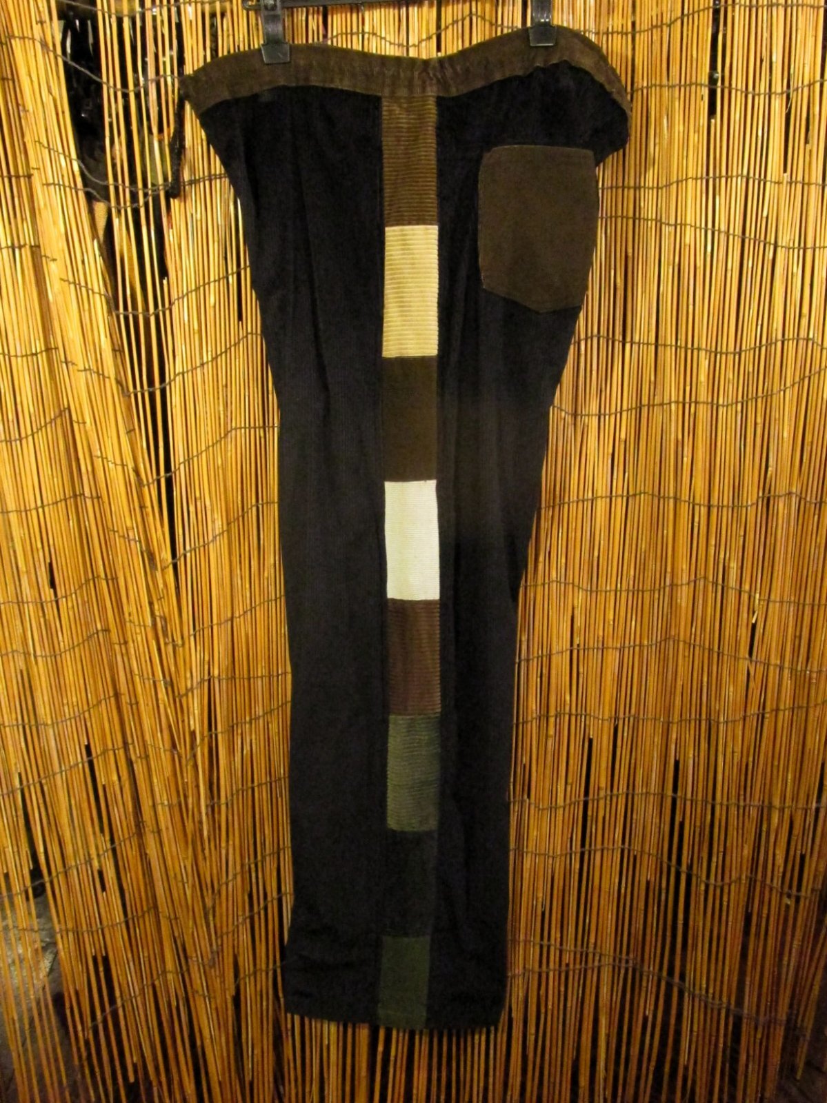 画像5: パッチワーク＊コーデュロイ素材＊ゆったり＊ロングパンツ