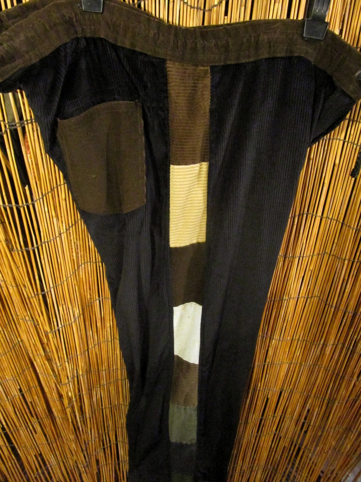 画像8: パッチワーク＊コーデュロイ素材＊ゆったり＊ロングパンツ