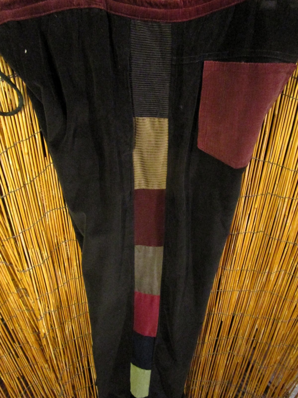 画像5: パッチワーク＊コーデュロイ素材＊ゆったり＊ロングパンツ