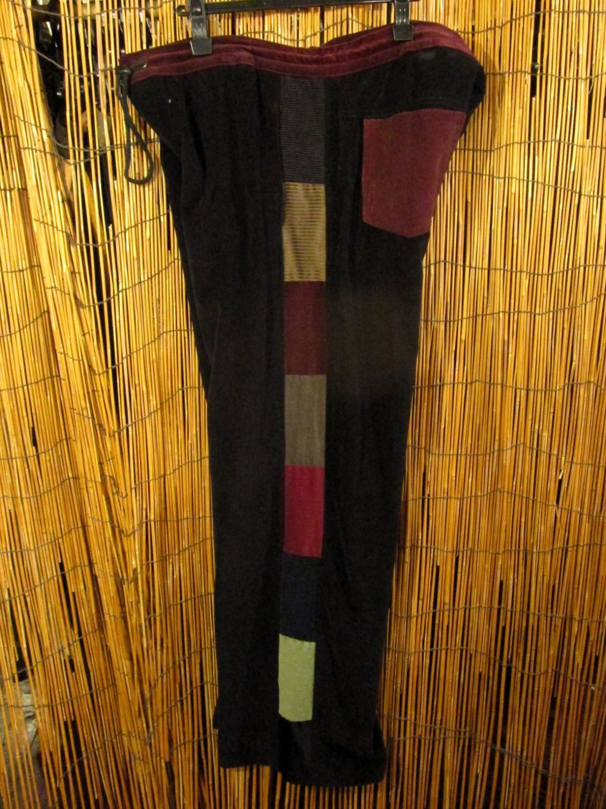 画像4: パッチワーク＊コーデュロイ素材＊ゆったり＊ロングパンツ