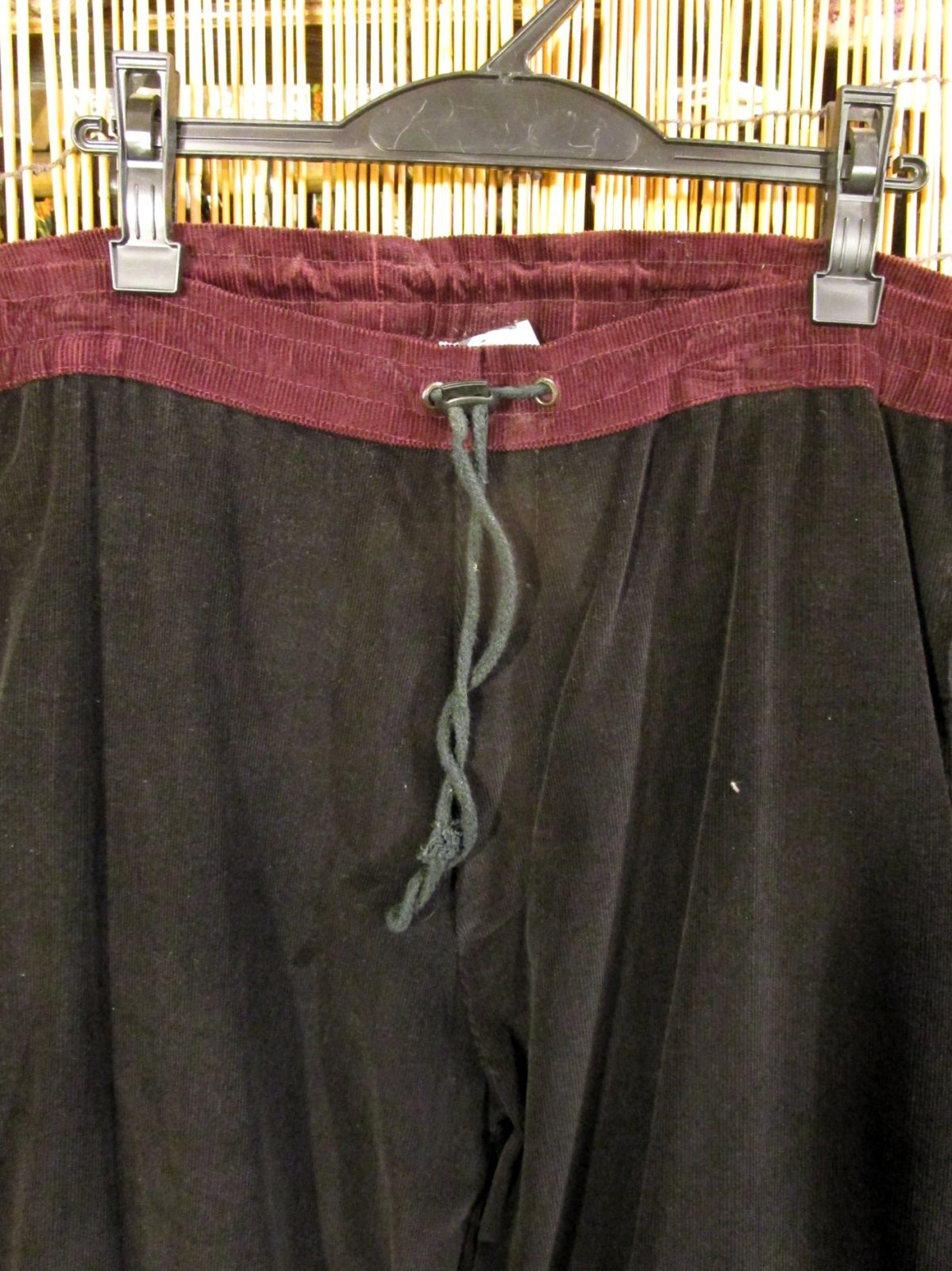 画像2: パッチワーク＊コーデュロイ素材＊ゆったり＊ロングパンツ