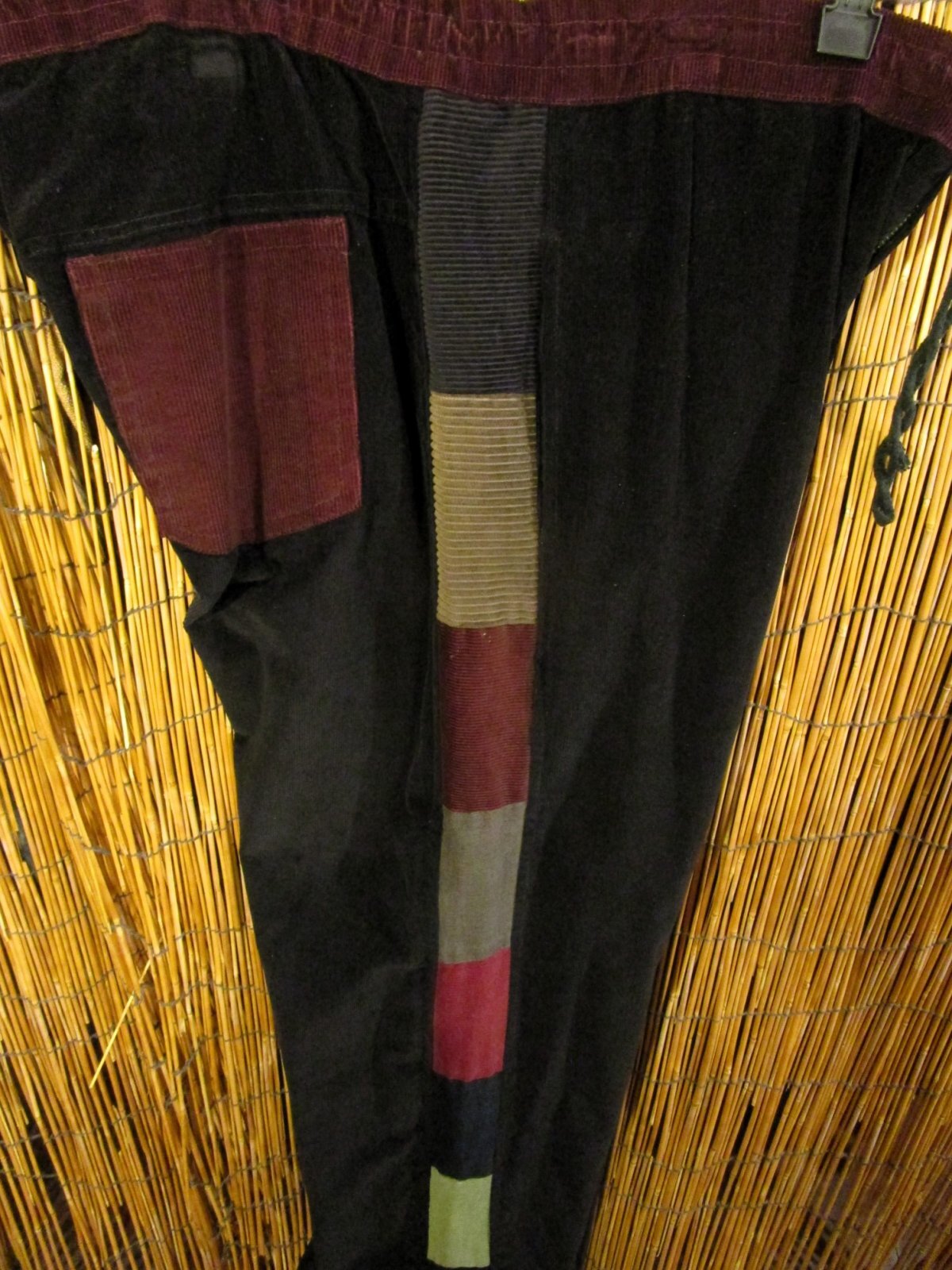 画像8: パッチワーク＊コーデュロイ素材＊ゆったり＊ロングパンツ